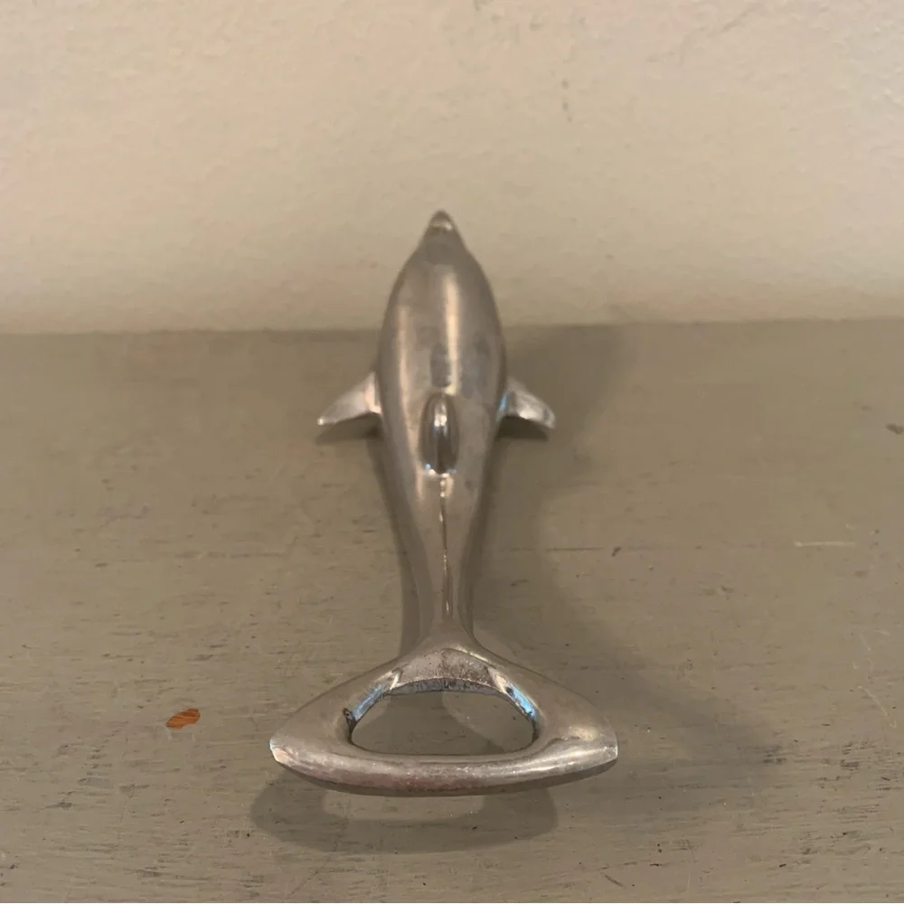 Vintage Metal Dolphin Bottle Opener